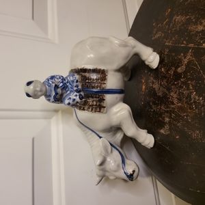 Vintage Chinese Ceramic Boy Reading on a Water Buffalo 🐃